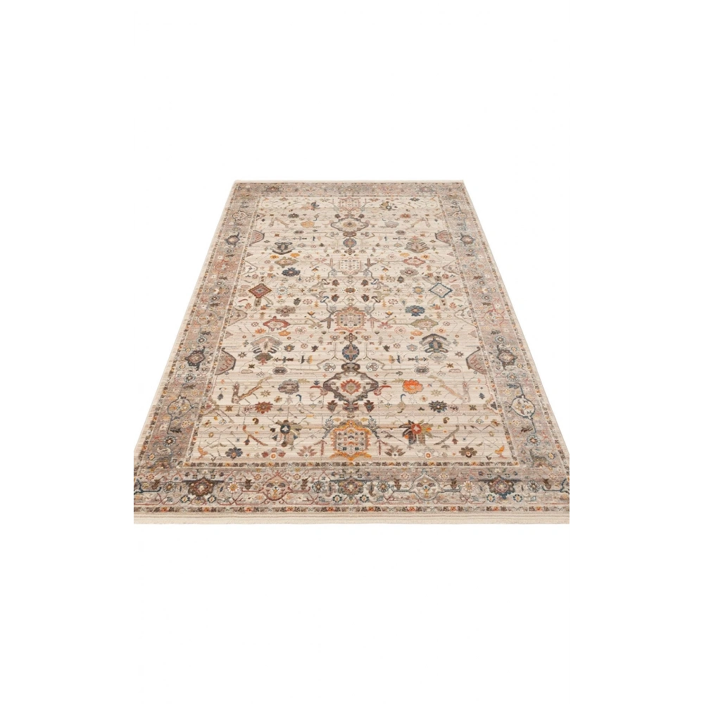 Hoom Rugs Petra 01 Krem Gri Makine Halısı