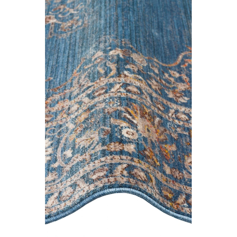 Hoom Rugs Petra 18 Mavi Makine Halısı