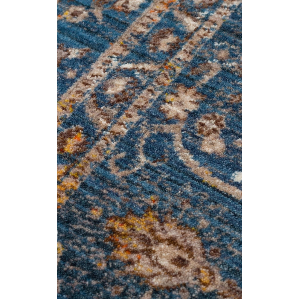 Hoom Rugs Petra 18 Mavi Makine Halısı