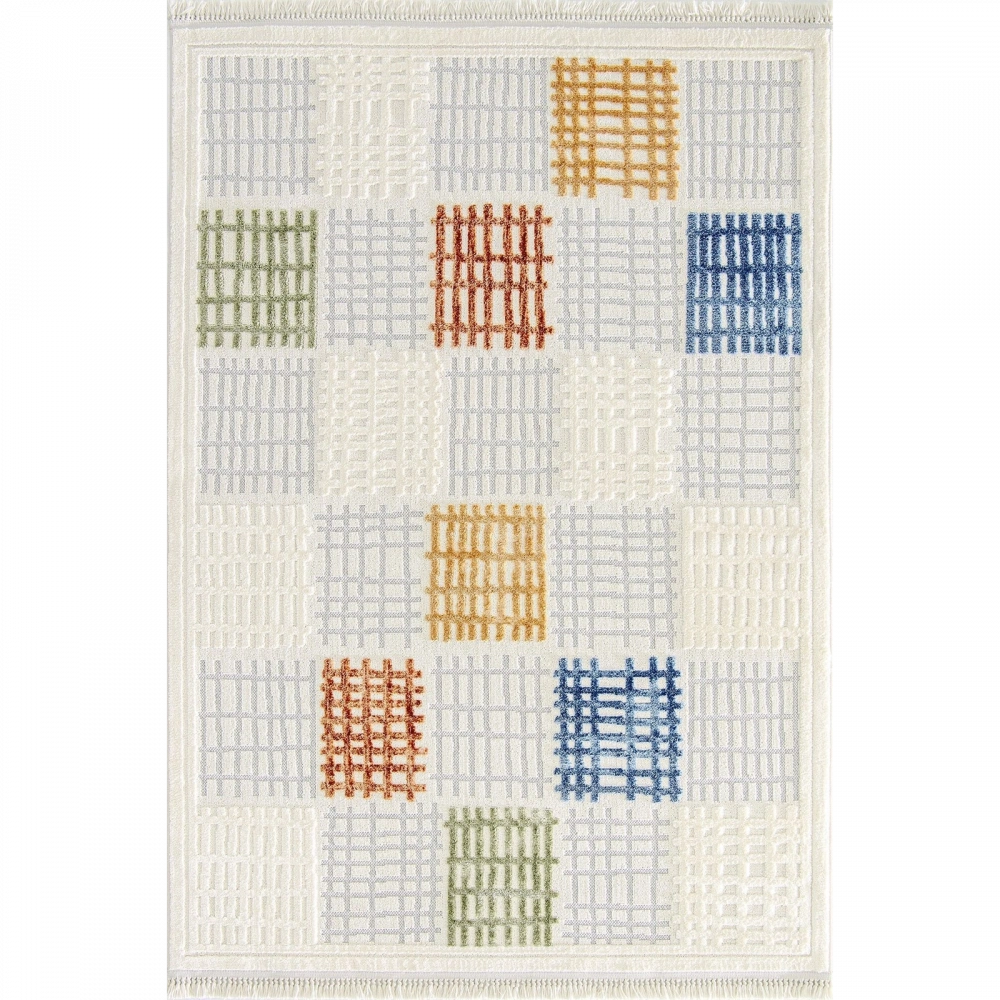 Hoom Rugs Polo 7808 Multi İskandinav Halı