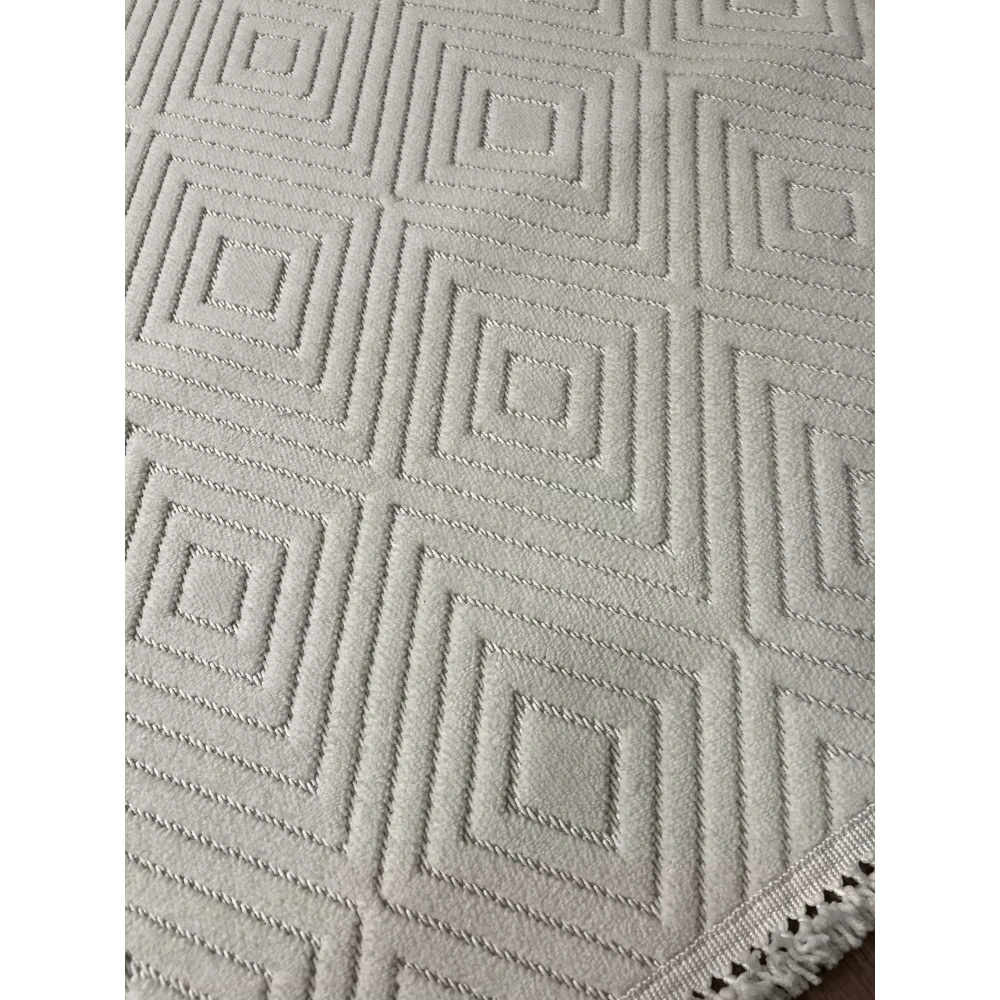 Hoom Rugs Prag 9205 Krem Modern Makina Halısı