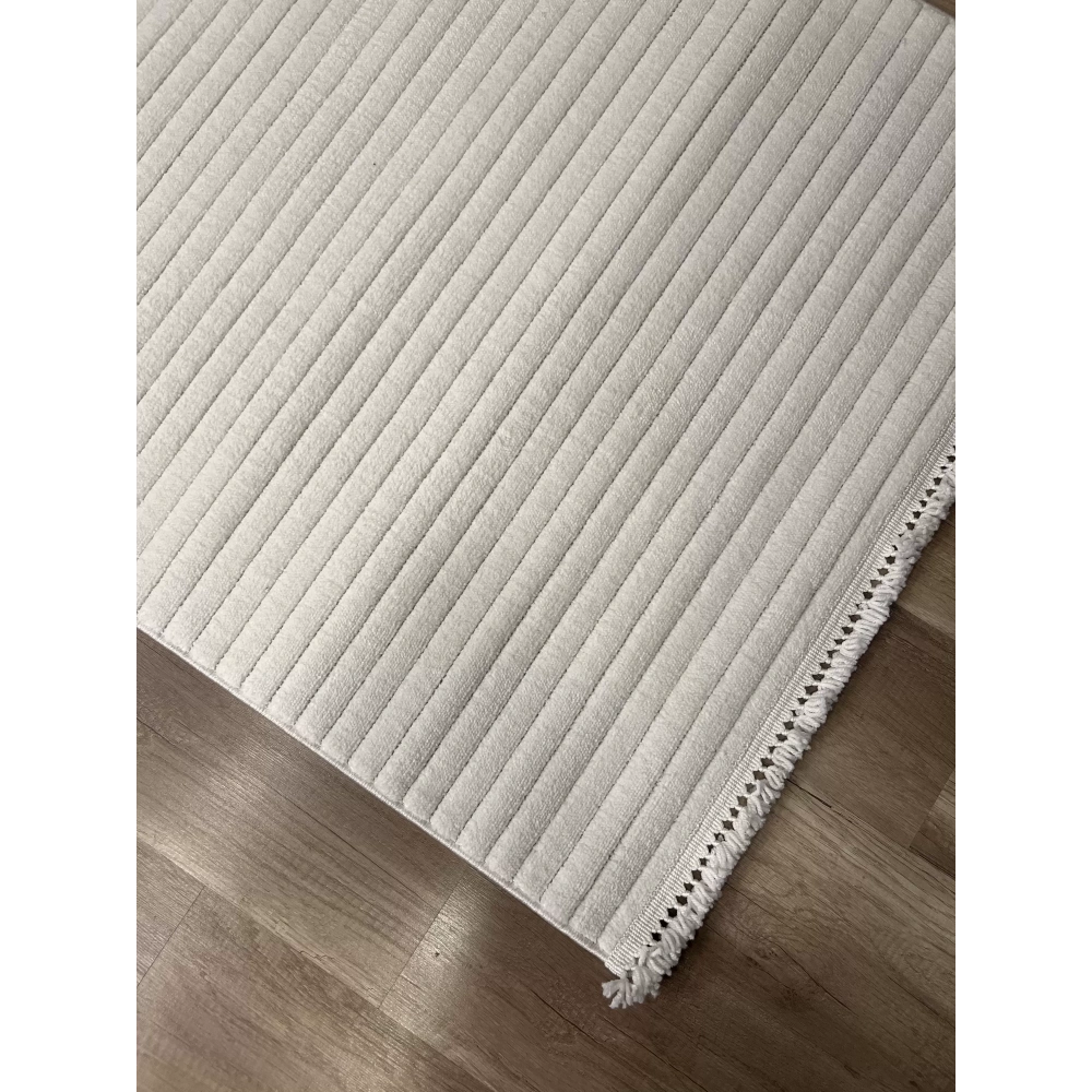 Hoom Rugs Prag 9213 Krem Modern Makina Halısı