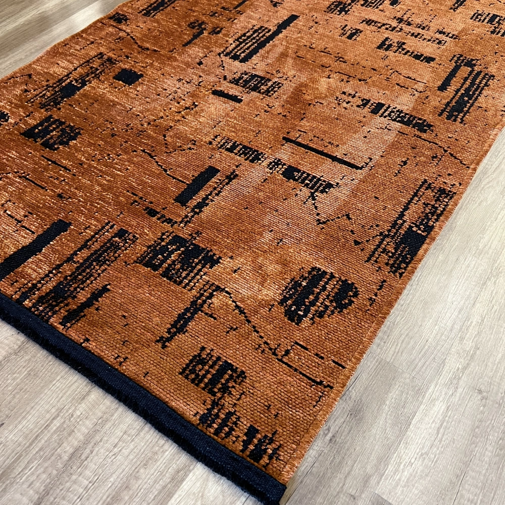 Hoom Rugs Prestij Eko 116 Terra Dekoratif Yıkanabilir Kilim