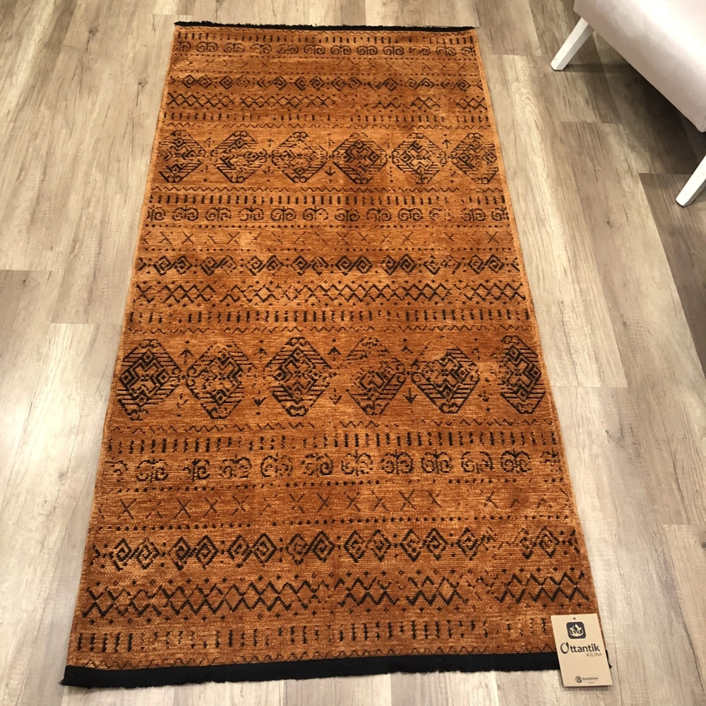Hoom Rugs Prestij Eko 322 Kiremit Dekoratif Yıkanabilir Kilim