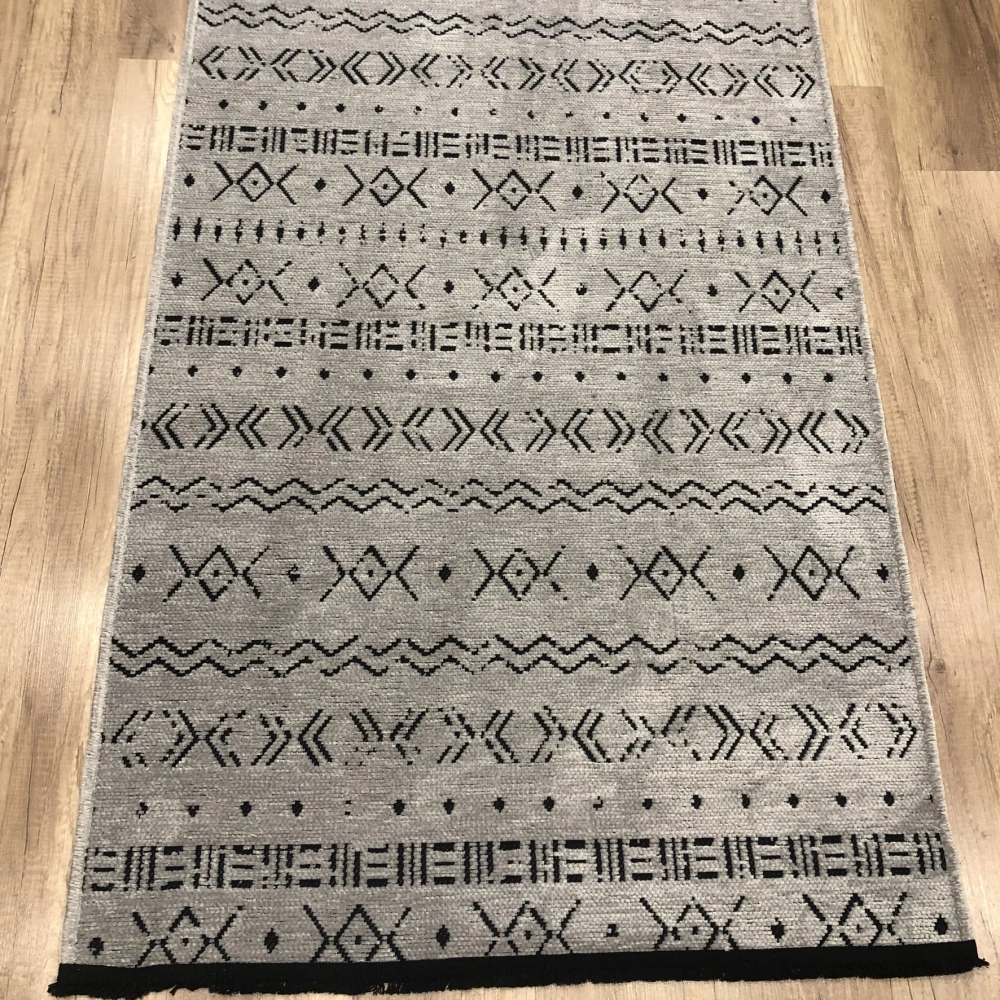 Hoom Rugs Prestij Eko 335 Açık Gri Dekoratif Yıkanabilir Kilim