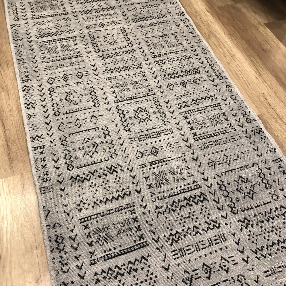 Hoom Rugs Prestij Eko 336 Açık Gri Dekoratif Yıkanabilir Kilim