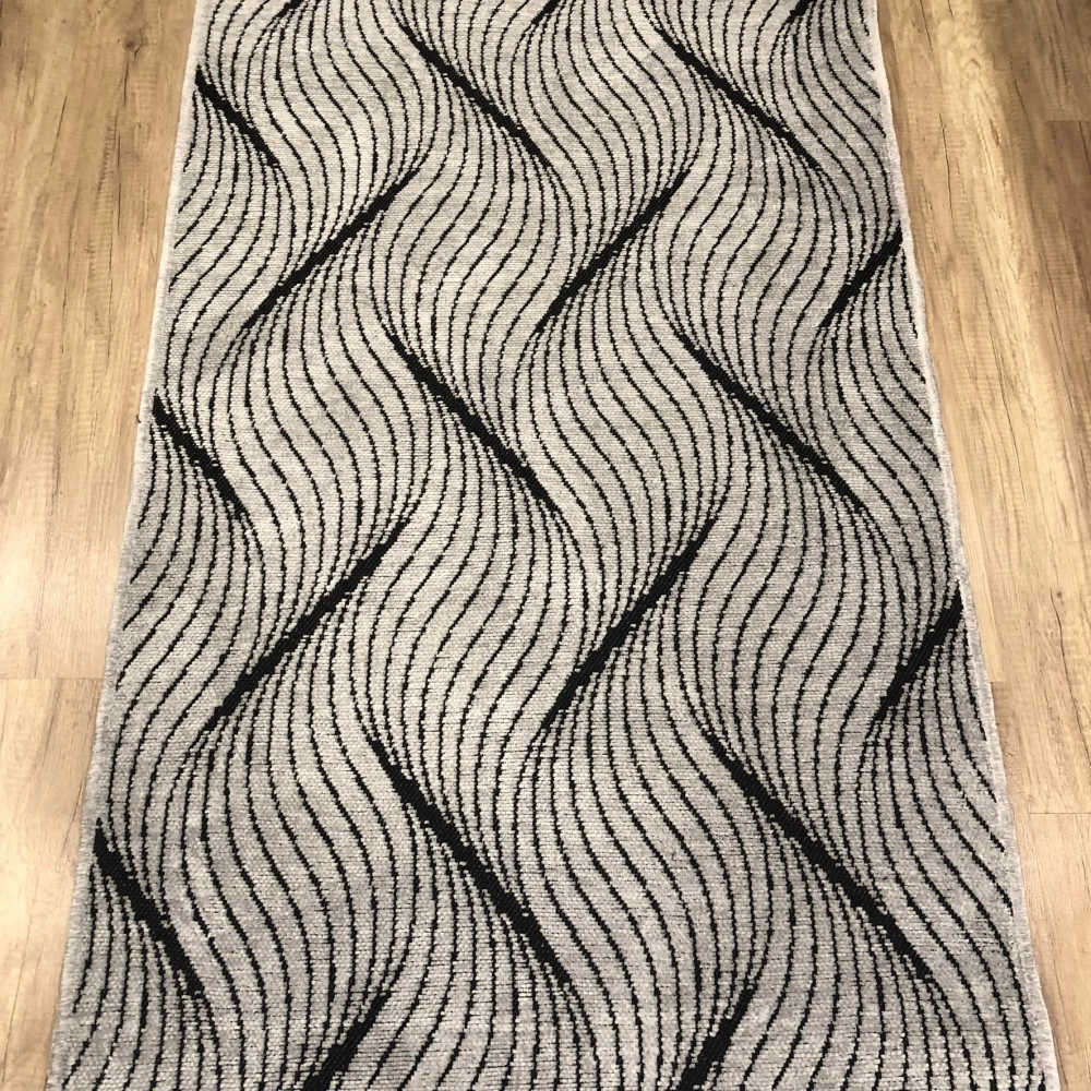 Hoom Rugs Prestij Eko 337 Açık Gri Dekoratif Yıkanabilir Kilim