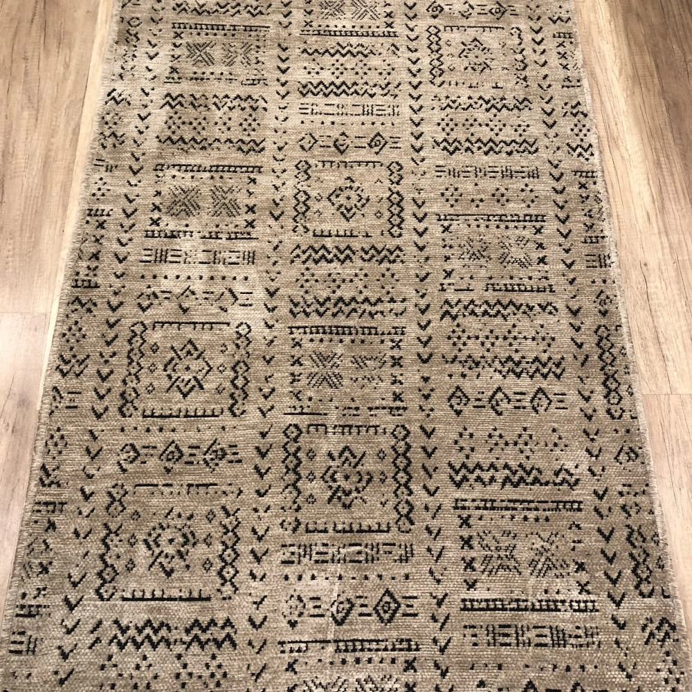Hoom Rugs Prestij Eko 352 Bej Dekoratif Yıkanabilir Kilim