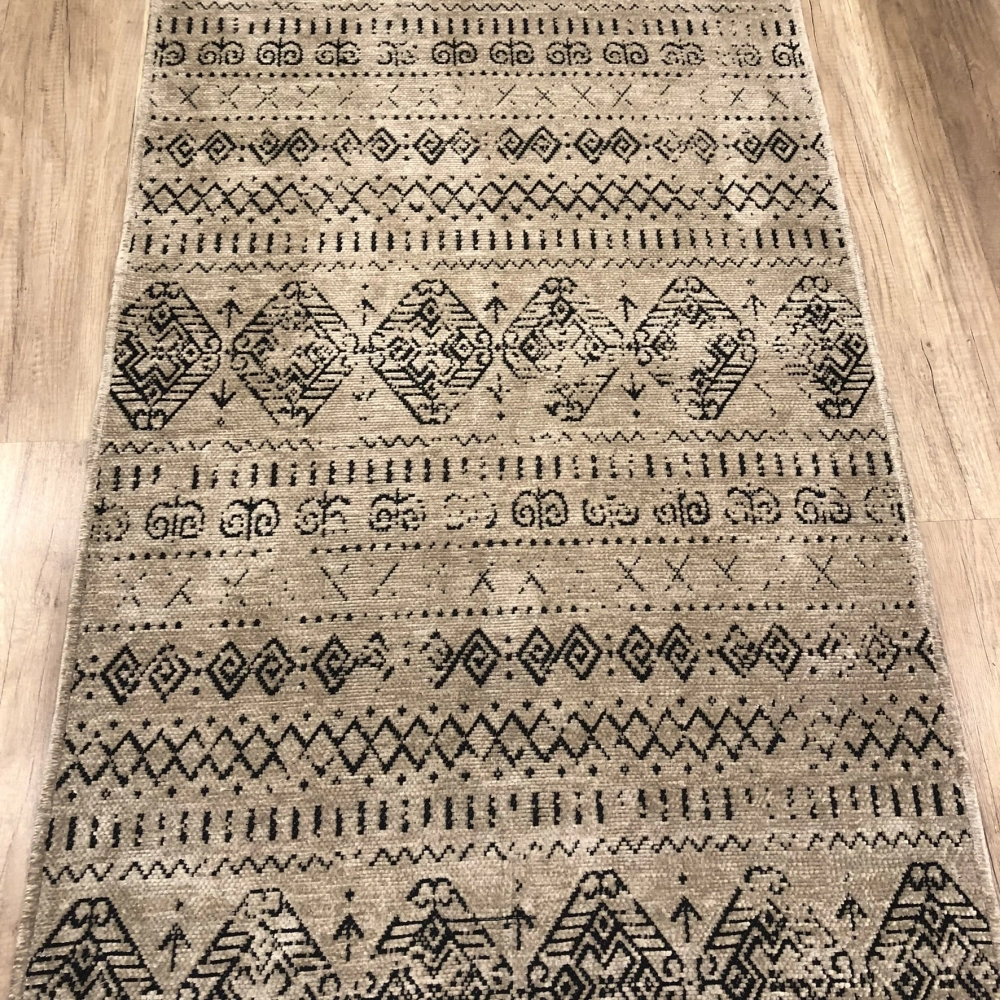 Hoom Rugs Prestij Eko 354 Bej Dekoratif Yıkanabilir Kilim