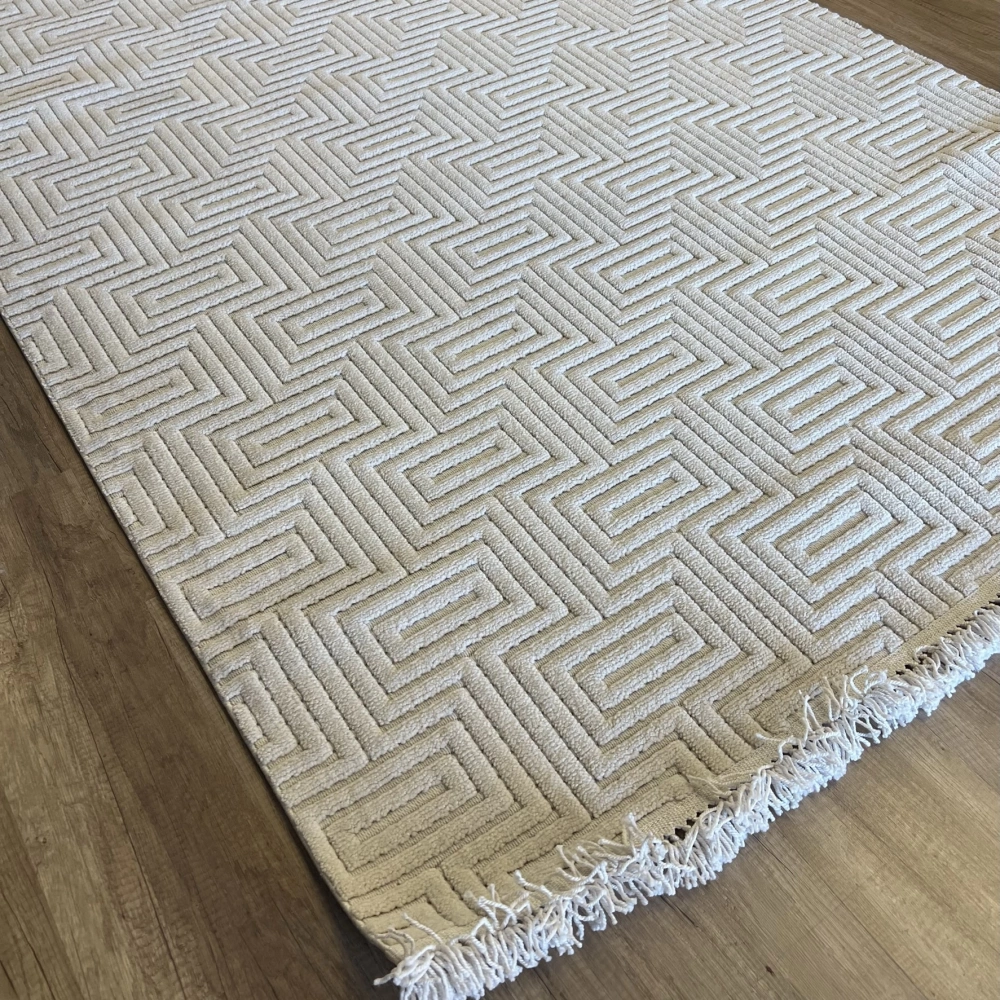 Hoom Rugs Ruby 1550 Bej İskandinav Halı