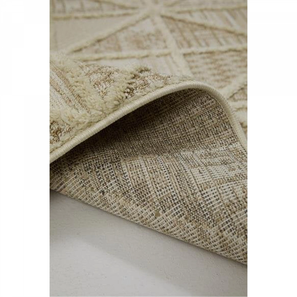 Hoom Rugs Step 2201 Krem İskandinav Halı