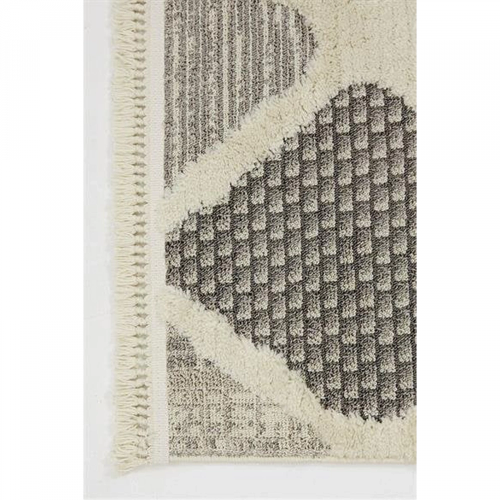 Hoom Rugs Step 2202 Gri İskandinav Halı