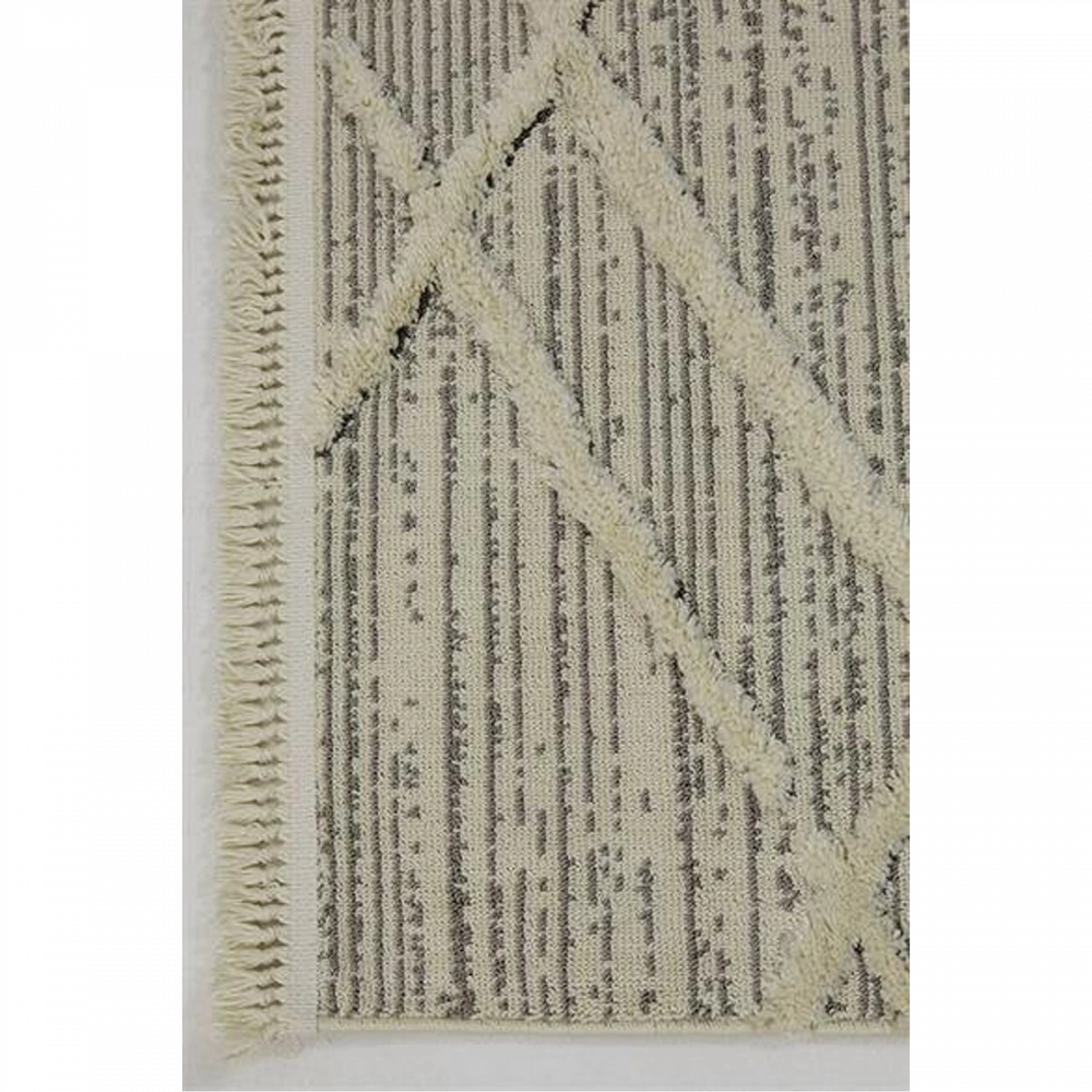 Hoom Rugs Step 2204 Gri İskandinav Halı