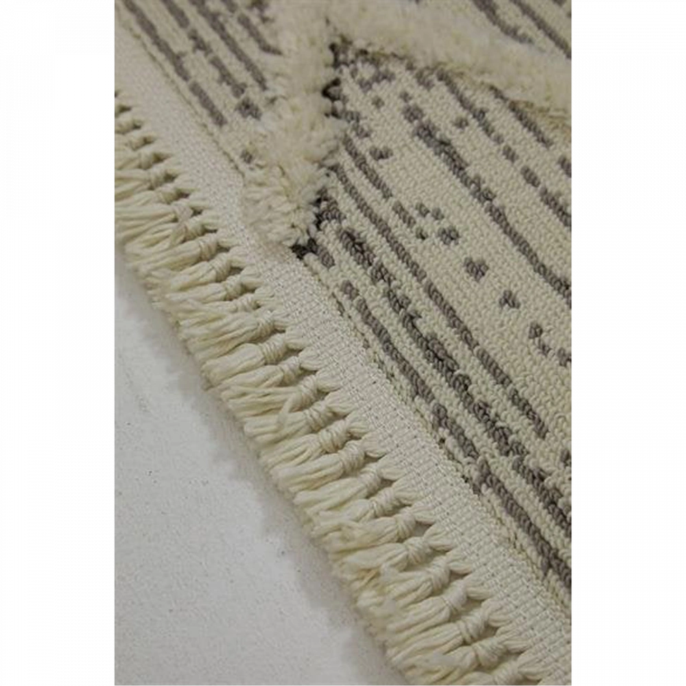 Hoom Rugs Step 2204 Gri İskandinav Halı