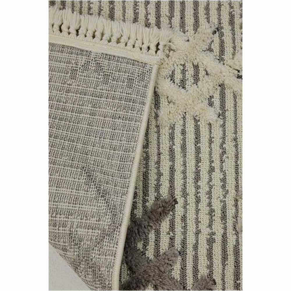 Hoom Rugs Step 2205 Gri İskandinav Halı