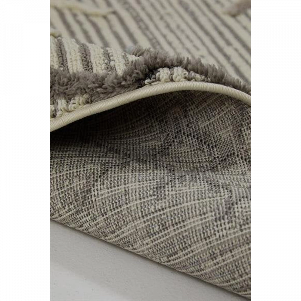 Hoom Rugs Step 2205 Gri İskandinav Halı