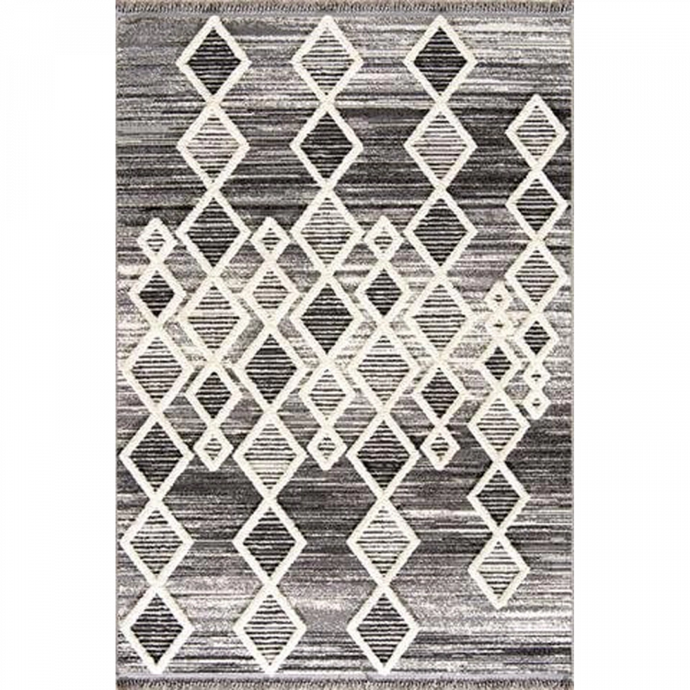 Hoom Rugs Step 2206 Gri İskandinav Halı