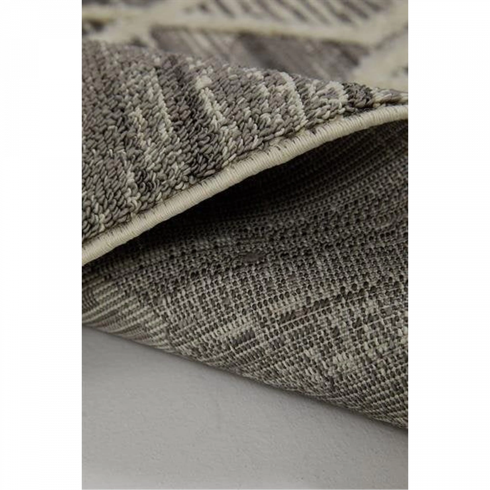 Hoom Rugs Step 2206 Gri İskandinav Halı