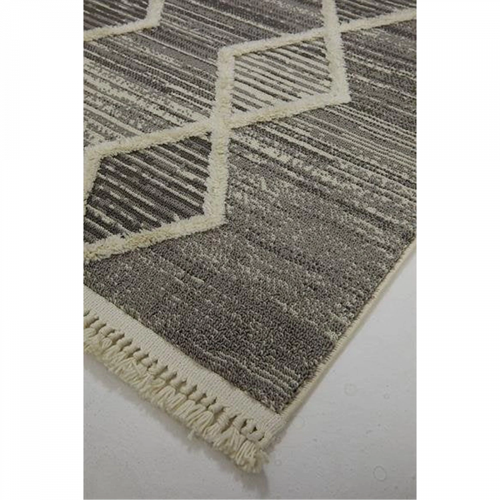 Hoom Rugs Step 2206 Gri İskandinav Halı