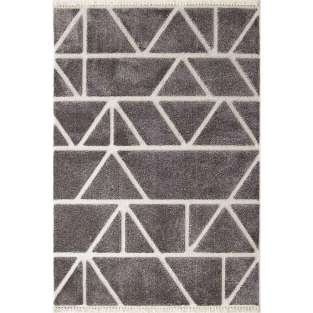 Hoom Rugs Step 2210 Gri İskandinav Halı