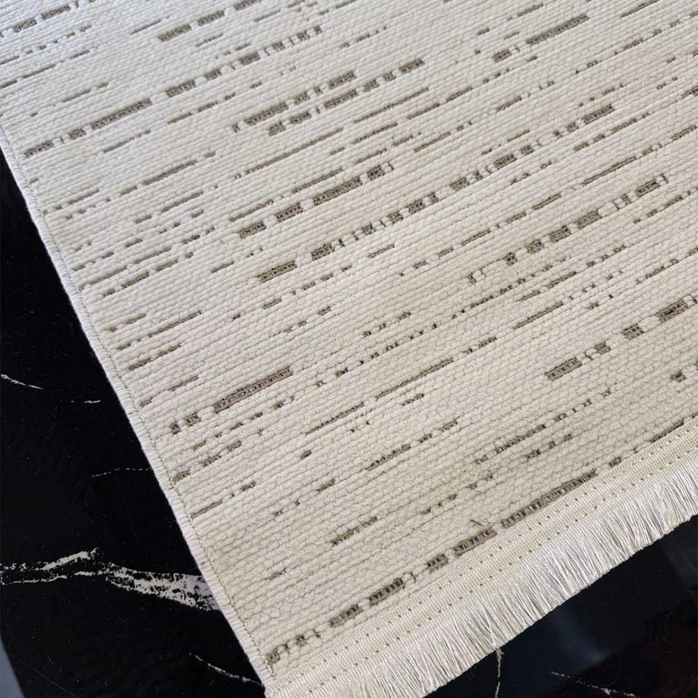 Hoom Rugs Terrace 8201 Beyaz Hav Toz Vermez Dekoratif Kilim