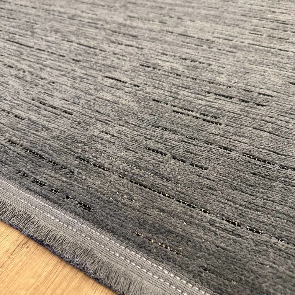 Hoom Rugs Terrace 8203 Antrasit Hav Toz Vermez Dekoratif Kilim