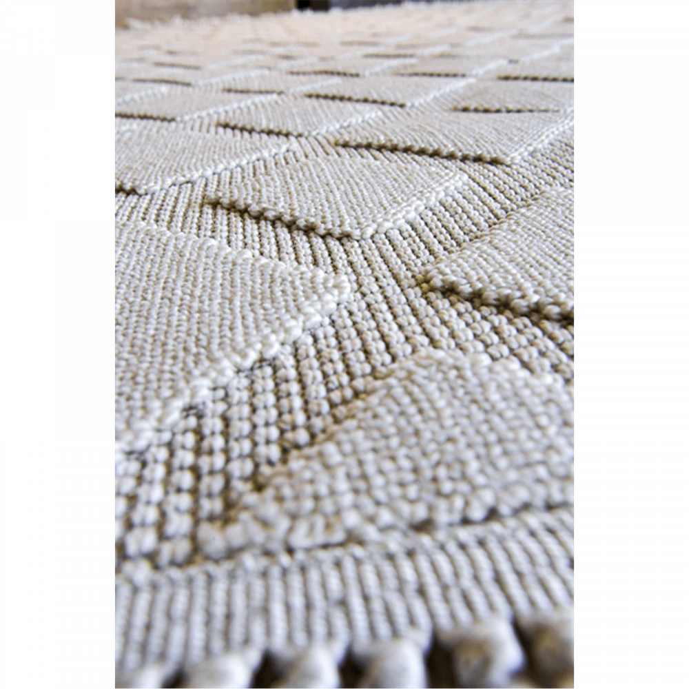 Hoom Rugs Togo 7507 Beyaz İskandinav Halı