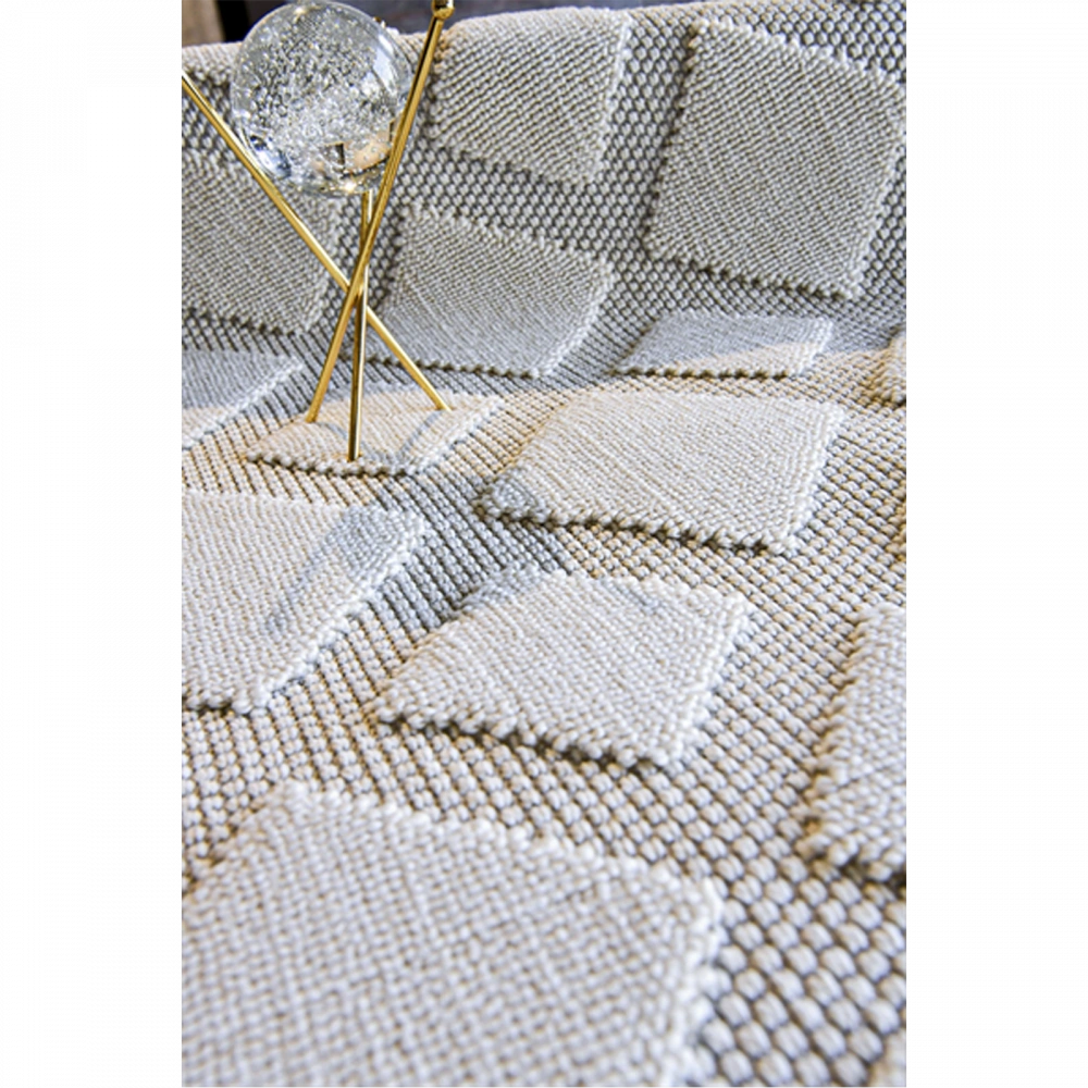 Hoom Rugs Togo 7507 Beyaz İskandinav Halı