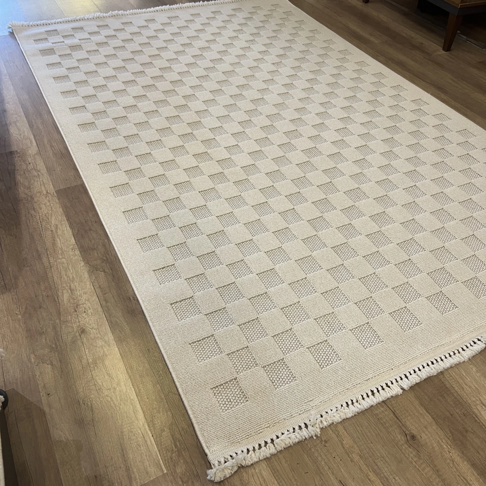 Hoom Rugs Togo 7514 Krem İskandinav Halı