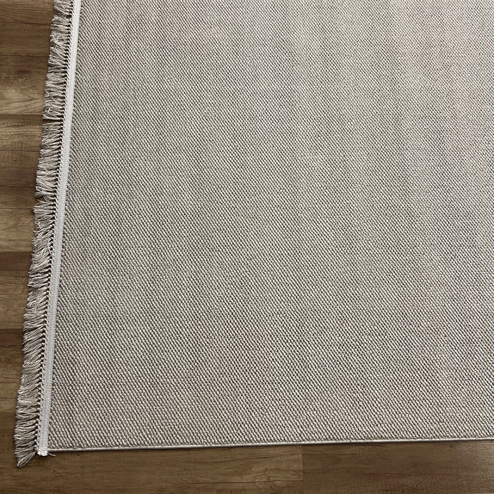 Hoom Rugs Vega S5486A Krem Hav Toz Vermez Hasır Dokuma Modern Makina Halısı