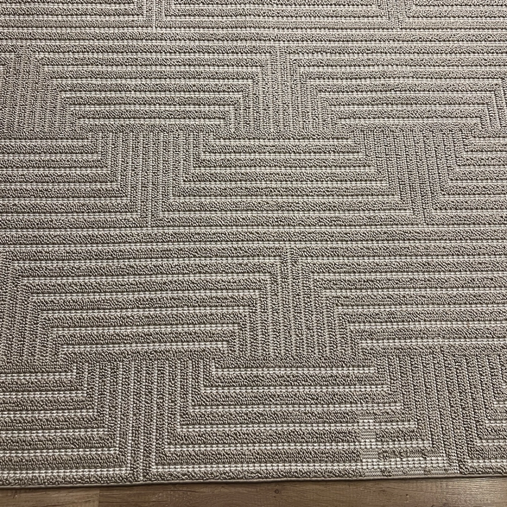 Hoom Rugs Vega S5511A Vizon Bej Hav Toz Vermez Hasır Dokuma Modern Makina Halısı