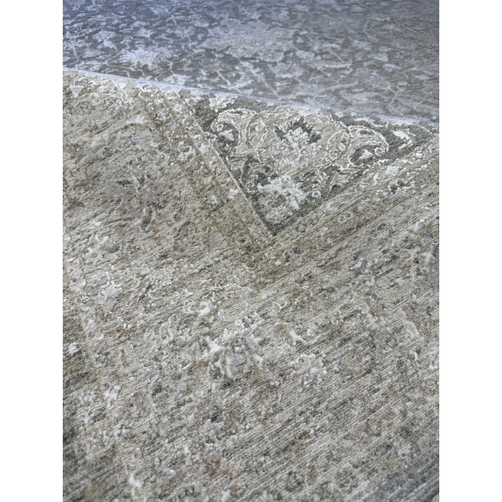 Hoom Rugs Venice VNC 07 Gri Krem Üst Segment Salon Halısı