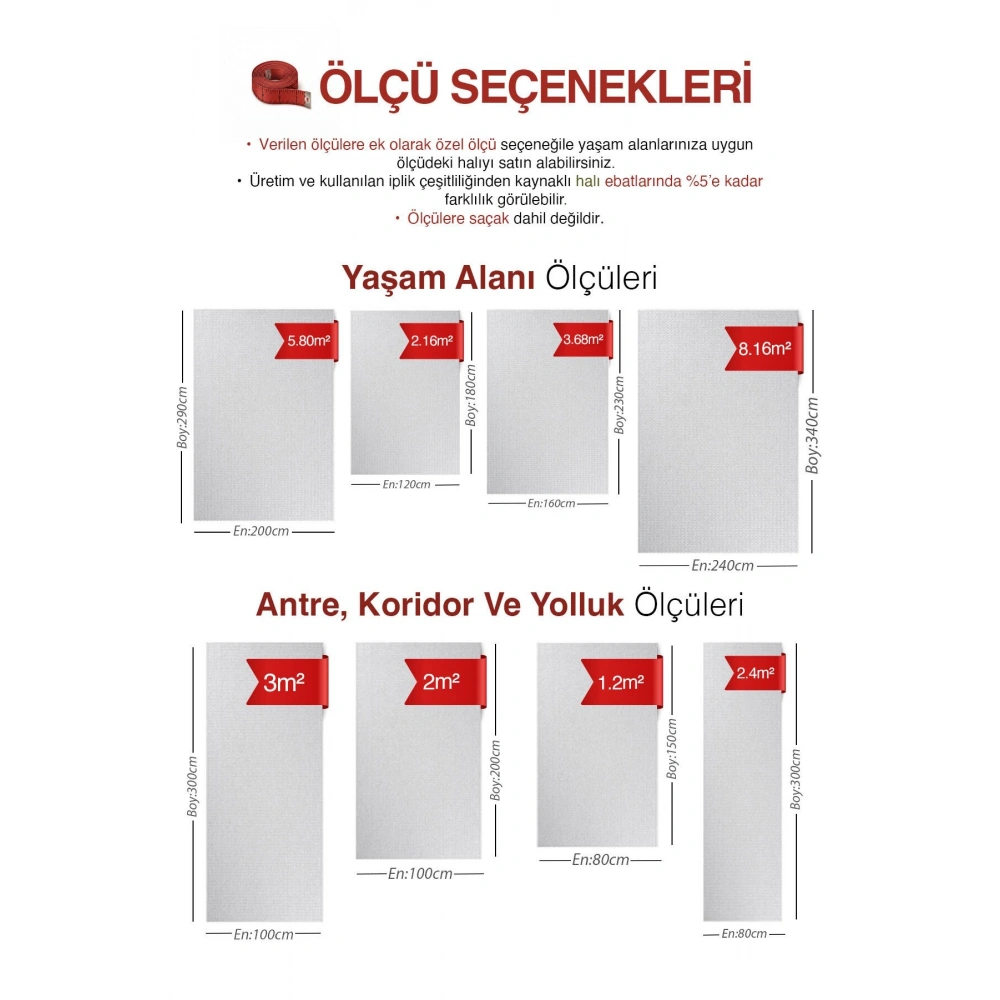 Hoom Rugs Vizyon 3501 Krem Modern Akrilik Halı