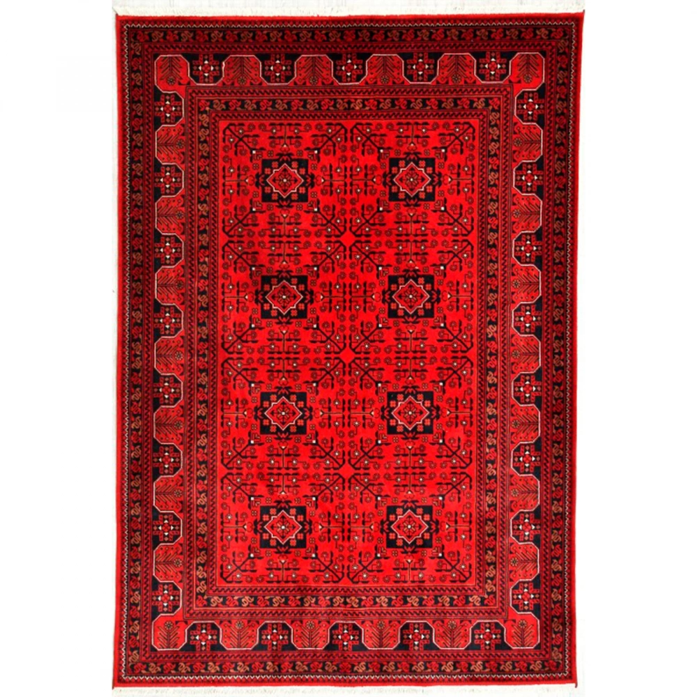 Hoom Rugs Wool Bambos Plus 901 Kırmızı Klasik Salon Halısı