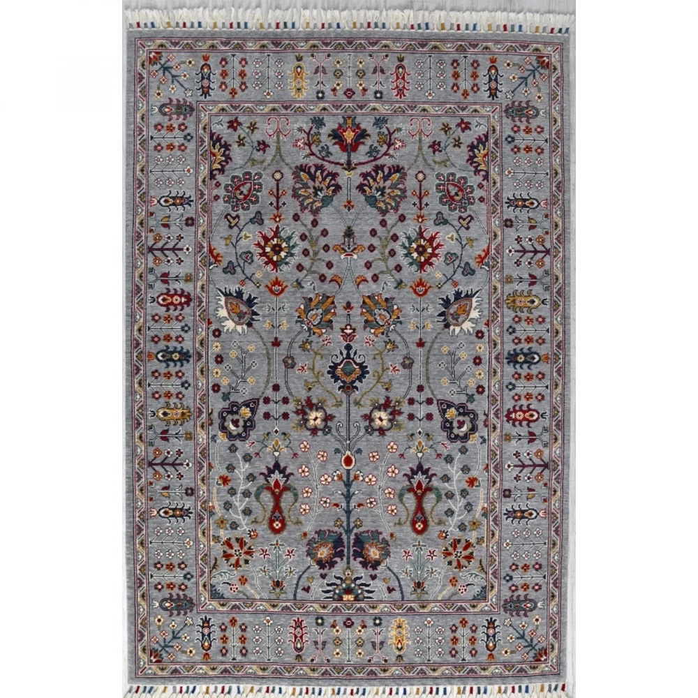 Hoom Rugs Wool Sultani 805 Gri Klasik Salon Halısı