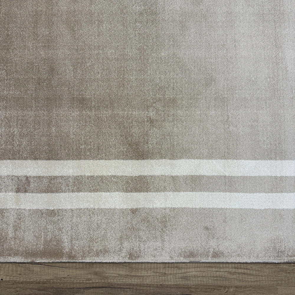 Hoom Rugs York 204 Krem Bej Çerçeveli Modern Salon Halısı