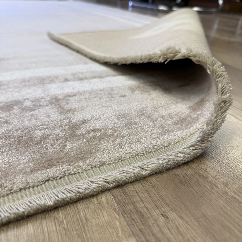 Hoom Rugs York 204 Krem Bej Çerçeveli Modern Salon Halısı