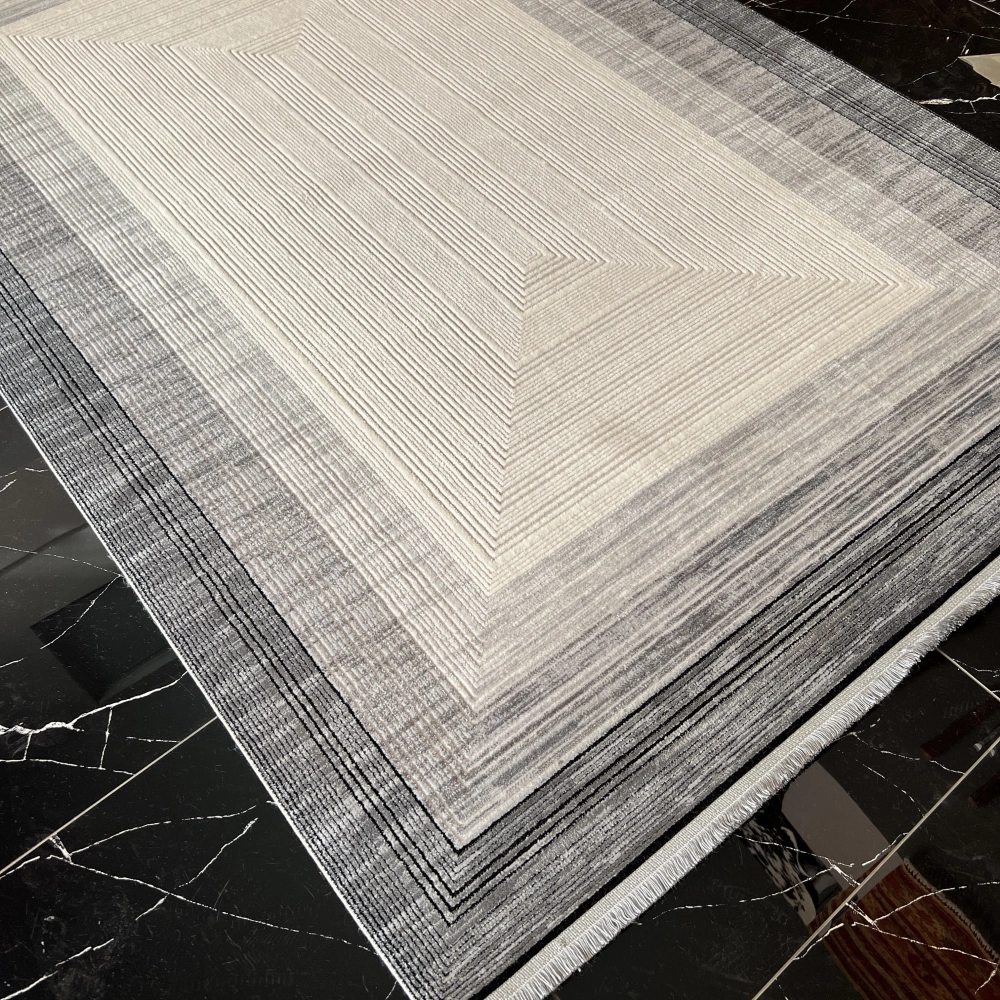 Hoom Rugs Zen 7004 Gri Modern Salon Halısı