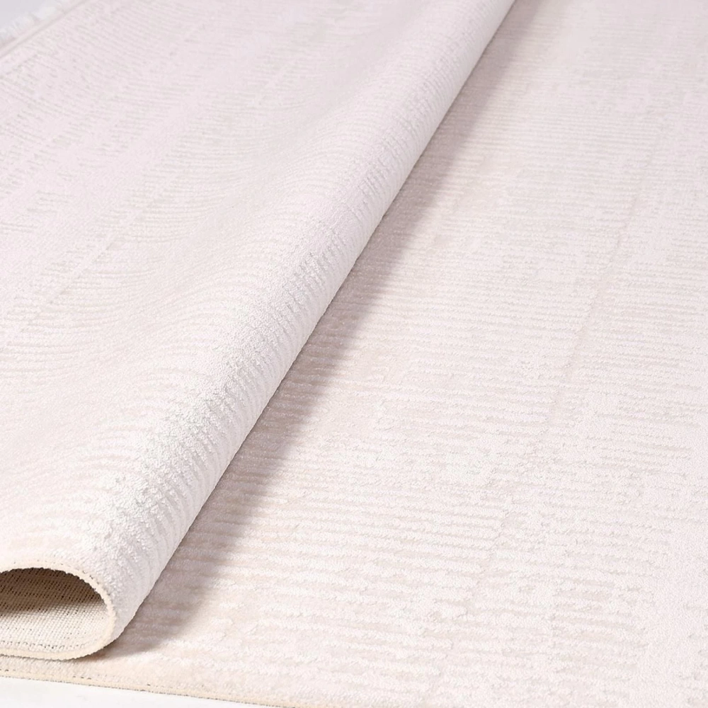 İpek Mekik Halı Filiya 11301 Krem Modern Salon Halısı