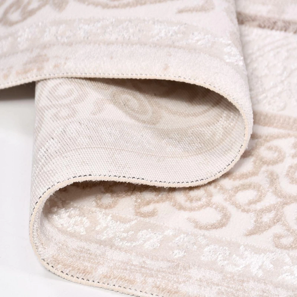 İpek Mekik Halı Filiya 11304 Krem Modern Salon Halısı