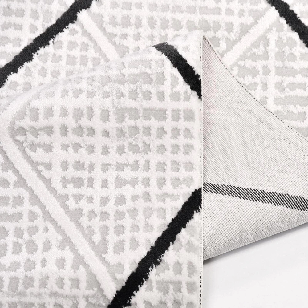 İpek Mekik Halı Filiya 11350 Krem Modern Salon Halısı