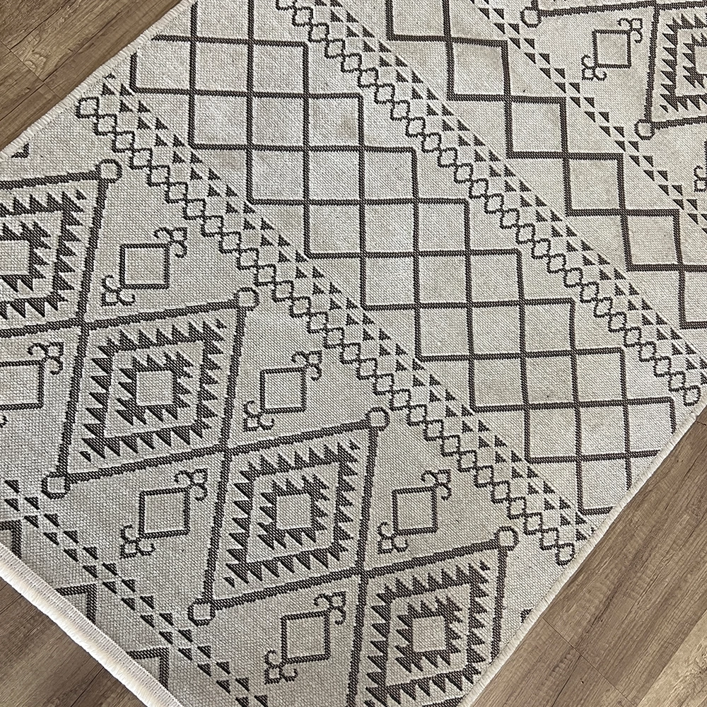 Luxess Halı Cool 405 Krem Yıkanabilir Kilim