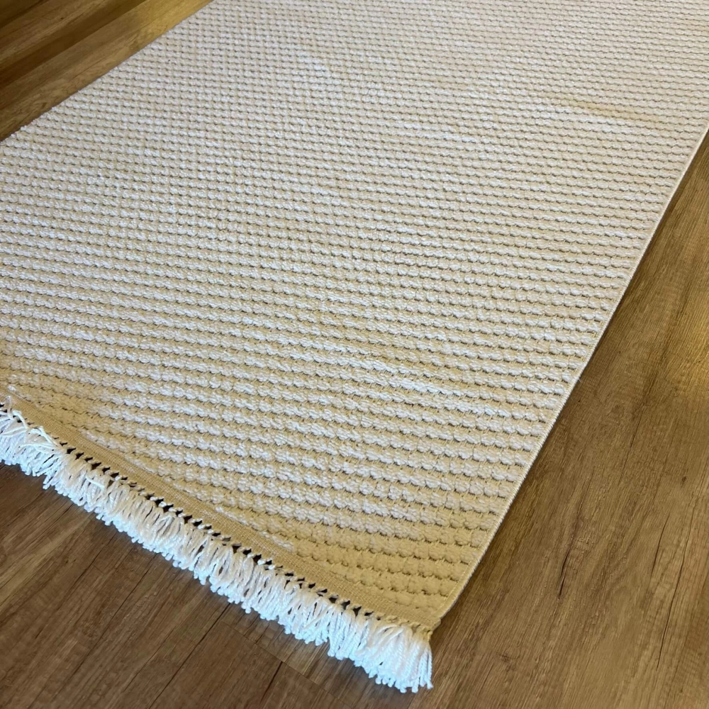 Luxess Halı Dizayn 1063 Krem Desensiz İskandinav Halı