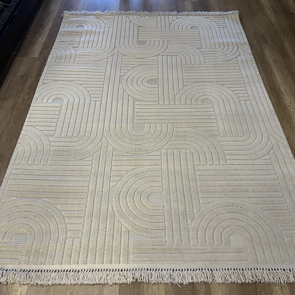 Luxess Halı Dizayn 1090 Bej İskandinav Halı