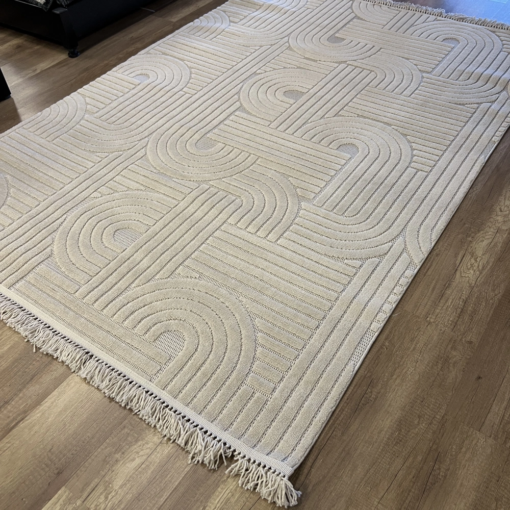 Luxess Halı Dizayn 1090 Bej İskandinav Halı