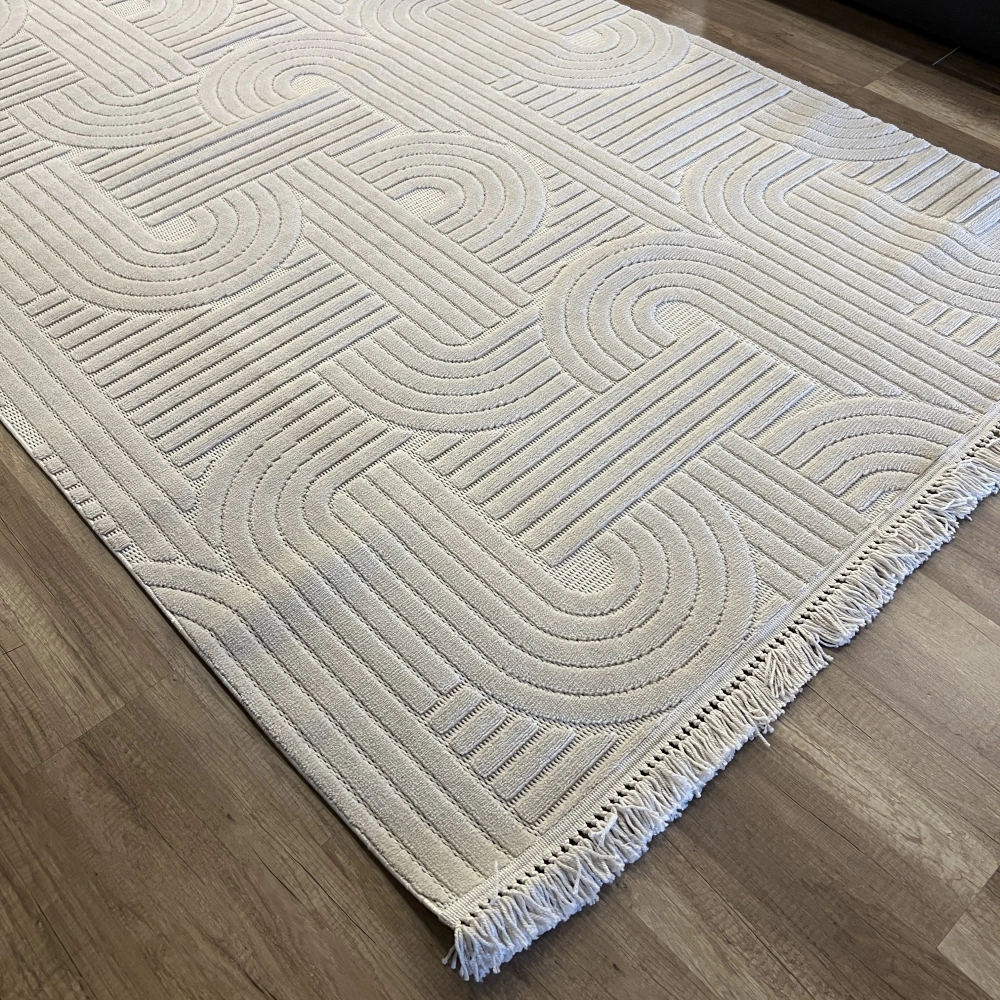 Luxess Halı Dizayn 1090 Bej İskandinav Halı