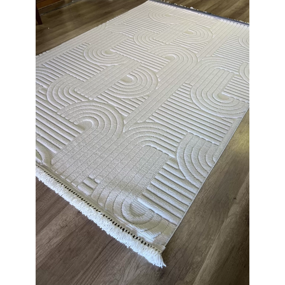 Luxess Halı Dizayn 1090 Krem İskandinav Halı