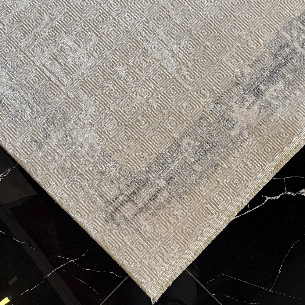 Luxess Halı İpek 1132 Gri Modern Halı