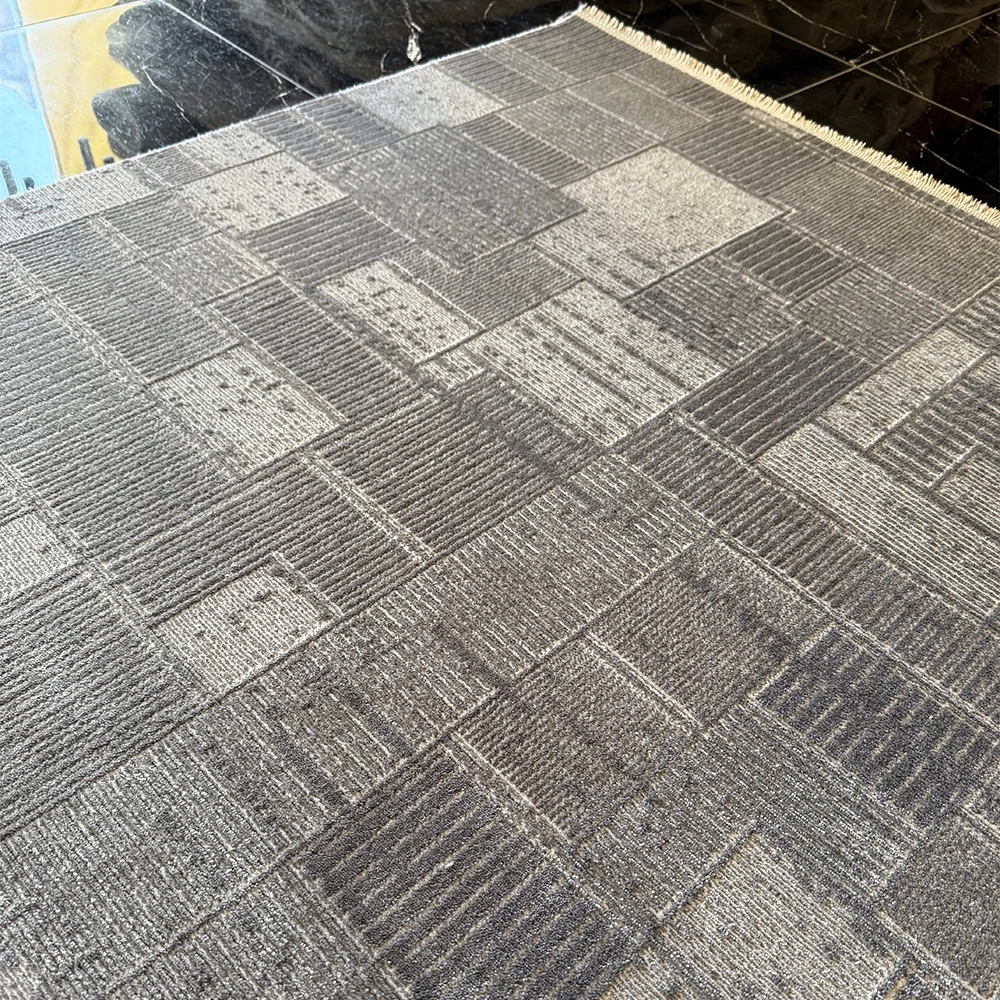 Luxess Halı İpek 1134 Dark Grey Modern Halı