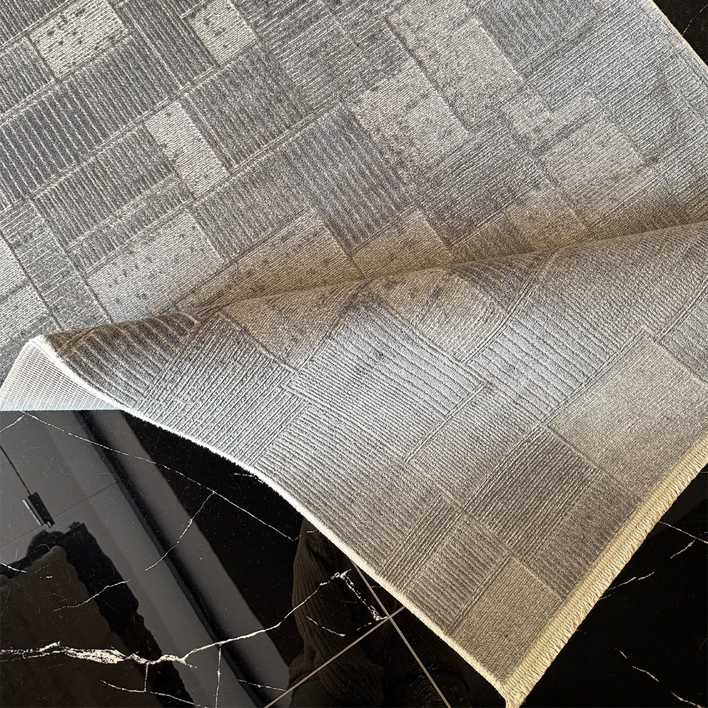 Luxess Halı İpek 1134 Dark Grey Modern Halı